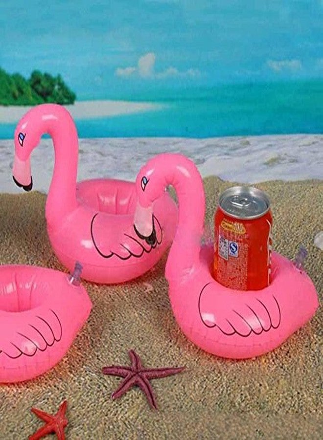 Nyrwana Generic Pink : Pink Flamingo Floating Inflatable Drink holder Can Cell Phone Holder bottle holder kids Swimming Pool Bath Beach Toys - Image 3